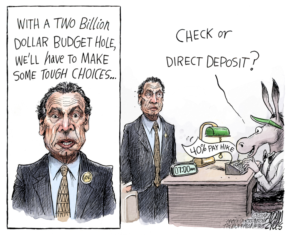  ALBANY PAY RAISE by Adam Zyglis