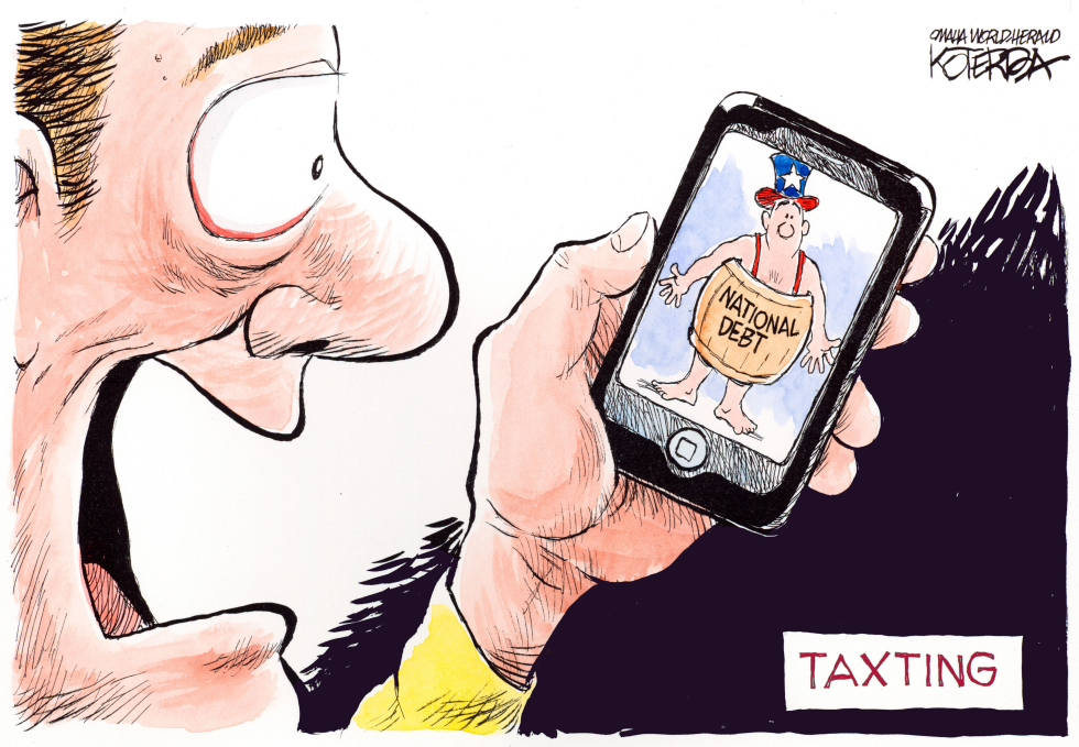  TAXTING by Jeff Koterba