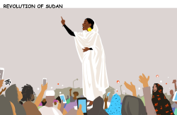 REVOLUTION IN SUDAN by Emad Hajjaj