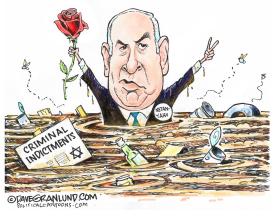 NETANYAHU WINS 5TH TERM by Dave Granlund