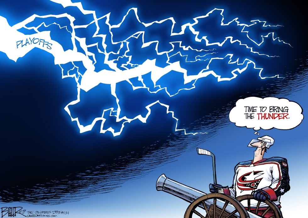  LOCAL OH CBJ THUNDER by Nate Beeler