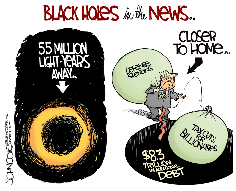  BLACK HOLES IN THE NEWS by John Cole