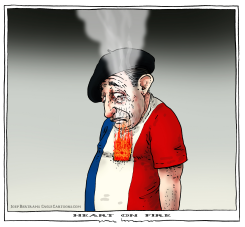 HEART OF FRANCE ON FIRE by Joep Bertrams