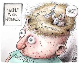 ANTIVAXXERS by Adam Zyglis