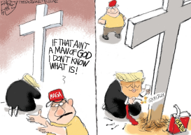 CROSS PURPOSES by Pat Bagley