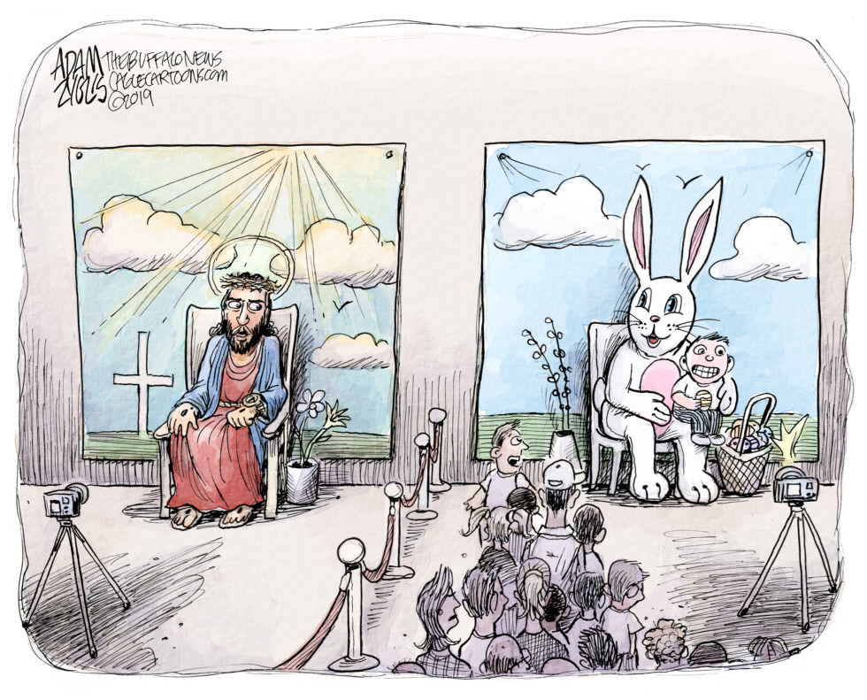  COMMODIFICATION OF EASTER by Adam Zyglis