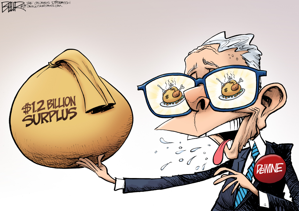  LOCAL OH DEWINE SURPLUS by Nate Beeler