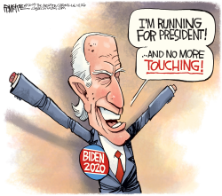 BIDEN RUNNING by Rick McKee