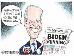 BIDEN RUNNING 2020 by Dave Granlund