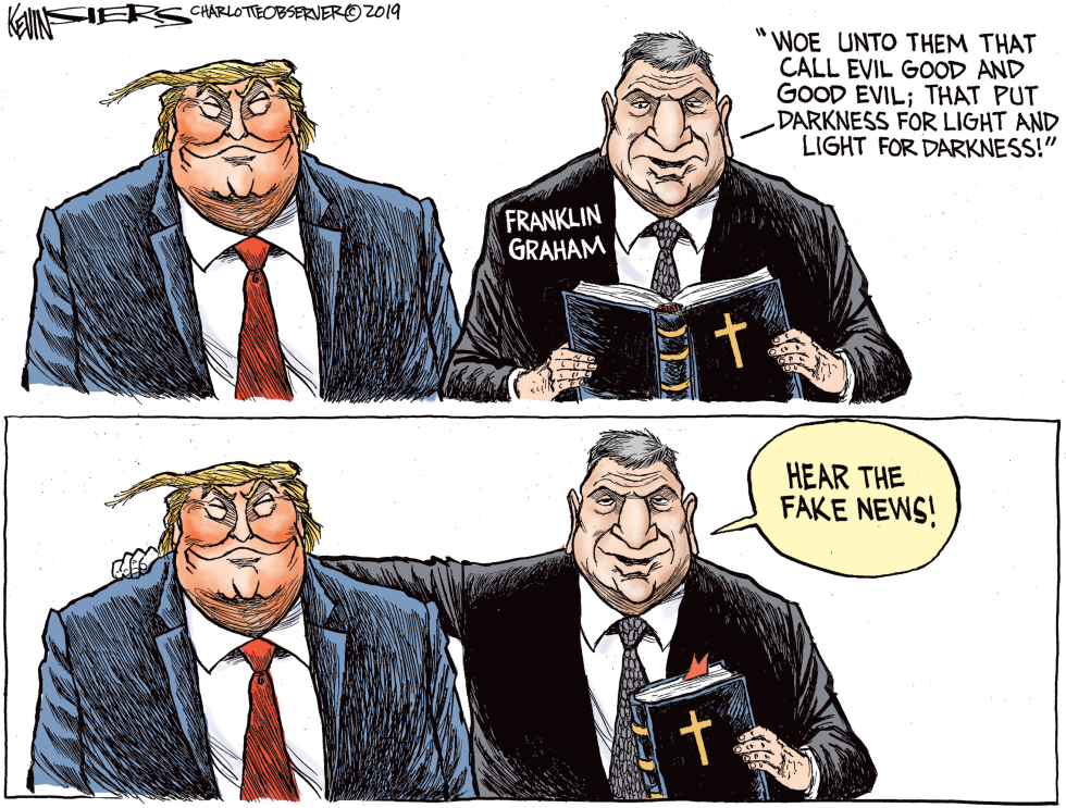  FRANKLIN GRAHAM AND ELECTION 2020 by Kevin Siers