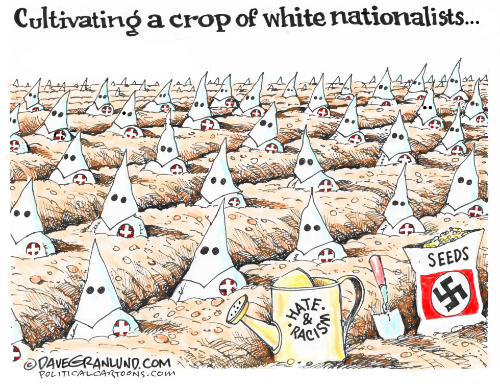  CROP OF WHITE NATIONALISTS by Dave Granlund