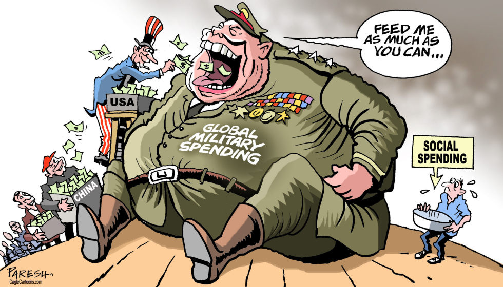  GLOBAL MILITARY SPENDING by Paresh Nath