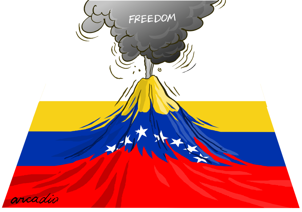  VENEZUELA FIGHT FOR FREEDOM by Arcadio Esquivel