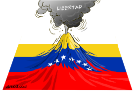 VENEZUELA LUCHA POR SU LIBERTAD by Arcadio Esquivel