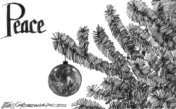 CHRISTMAS PEACE by Mike Keefe