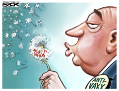 MEASLES IN THE WIND by Steve Sack