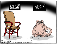 EMPTY BARR CHAIR by Bob Englehart