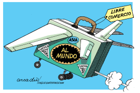 VUELO DEL LIBRE COMERCIO by Arcadio Esquivel