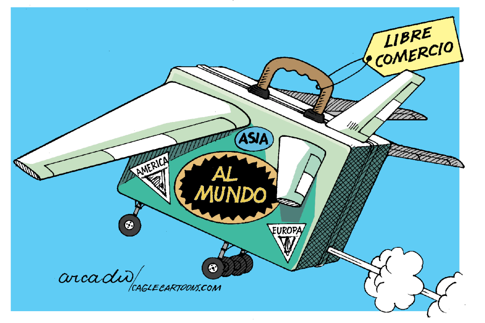  VUELO DEL LIBRE COMERCIO by Arcadio Esquivel