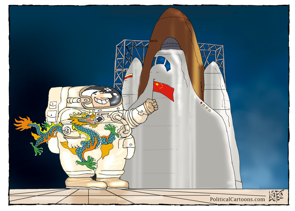  CHINA GOES INTO SPACE by Nikola Listes