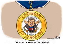 MEDAL OF PRESIDENTIAL FREEDOM FOR BILL BARR by RJ Matson