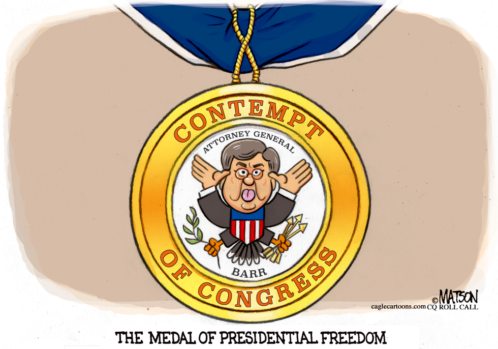  MEDAL OF PRESIDENTIAL FREEDOM FOR BILL BARR by RJ Matson