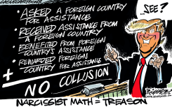 TRUMP TREASON by Milt Priggee