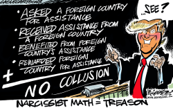 TRUMP TREASON by Milt Priggee