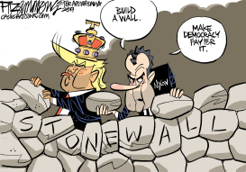 STONEWALLING by David Fitzsimmons