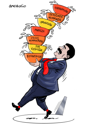 MADURO EN PROBLEMAS by Arcadio Esquivel