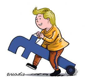 COMO USAR LA F DE FACEBOOK by Arcadio Esquivel