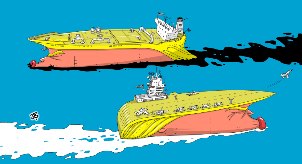  OILWAR TRUMP by Emad Hajjaj