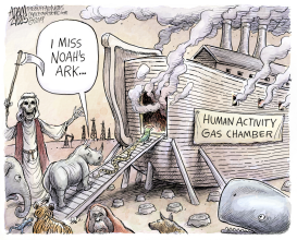 THREATENED AND ENDANGERED SPECIES by Adam Zyglis