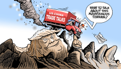 TRUMP’S TARIFF THREAT by Paresh Nath