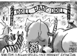 GLOBAL EXTINCTION by Pat Bagley