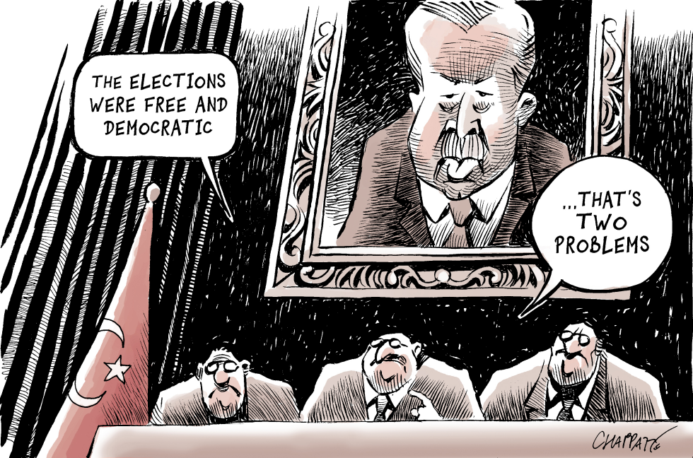  ELECTIONS CANCELED IN ISTANBUL by Patrick Chappatte