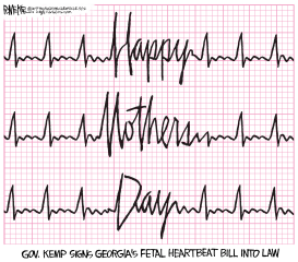 GA MOTHERS HEARTBEAT LOCAL by Rick McKee