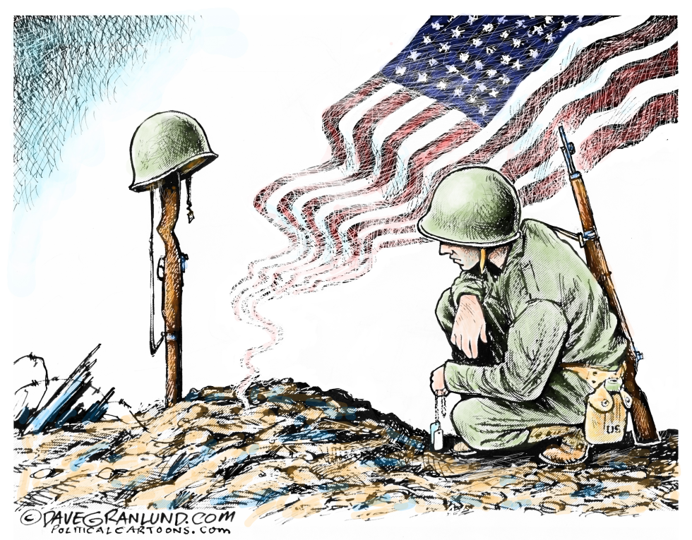  VALOR AND SACRIFICE by Dave Granlund