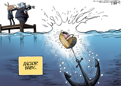 IMMIGRATION ANCHOR by Nate Beeler