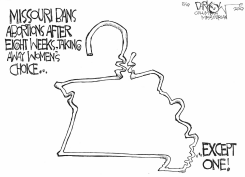 MISSOURI ABORTION LAW by John Darkow