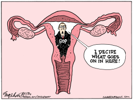 REPUBLICAN ABORTIONS by Bob Englehart