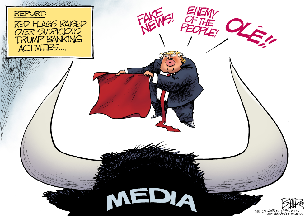  TRUMP RED FLAGS by Nate Beeler