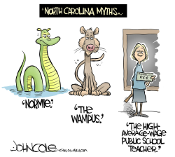 LOCAL NC TEACHER SALARIES by John Cole