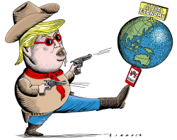 TRUMPCHINA TARIFF WAR by Osmani Simanca