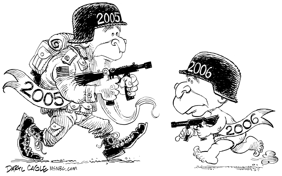  NEW YEAR 2006 by Daryl Cagle