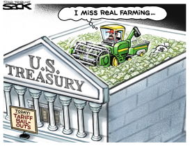 FARM BAILOUT by Steve Sack