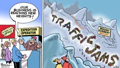 EVEREST TRAFFIC JAMS by Paresh Nath