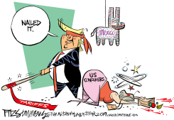 MEXICO TARIFFS by David Fitzsimmons