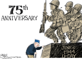 DDAY MEMORIAL by Pat Bagley