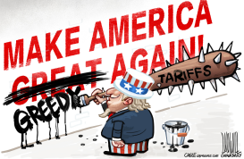 MAKE AMERICA GREEDY AGAIN by Luojie